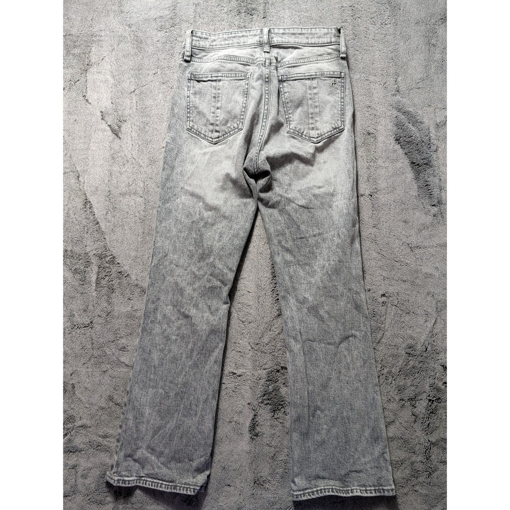 Rag & Bone Nina High Rise Ankle Flare Jeans Women's Size 24 Gray - Picture 10 of 13